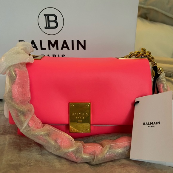 Brand new Balmain 1945 Soft Leather Clutch Bag - Picture 3 of 10